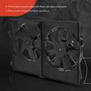A-Premium Engine Radiator Cooling Fan Assembly Compatible with Select Chrysler Models - Pacifica 2004 2005 2006 2007 2008 - Replace # 5102428AA, 5102429AA