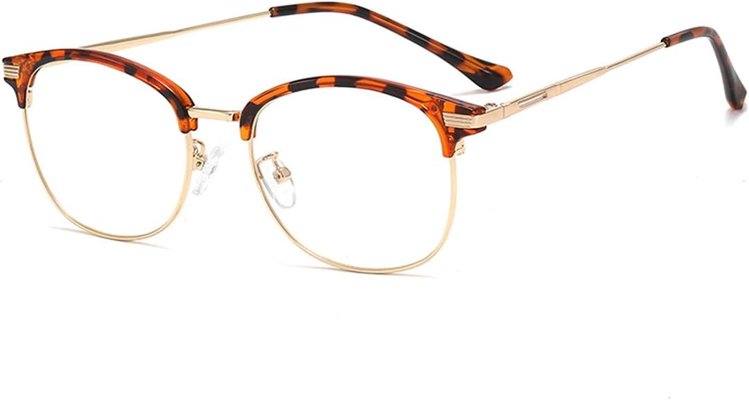 HUIHUIKK Nearsighted Shortsighted Myopia Glasses Distance glasses for Men Women THESE ARE NOT READING GLASSES (Tortoise)