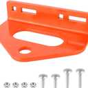 Zero Turn Mower Trailer Tow Hitch 1/4"(6mm) - Heavy Duty Lawn Mower Hitch with 3/4" Hole Center, Adjustable Slot Design, 2 Types of Carriage Bolts - Multi-Functional Trailer Hitch for Lawn Mowers