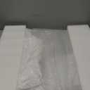 Clear Freestanding Dog Gate for Indoor Use,Pet Gates for Doorways no Drilling,Acrylic Foldable Dog Gate for Stairs with Support Feet (4 Panel - 80''W x 23''H)