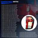 LED Tail light, Compatible with 2021-2024 Chevy Tahoe Suburban LS LT RST Z71 Premier, Replace 84849417 Driving Reverse Brake Turn Signal Lamps - Rear Right Passenger Side RH