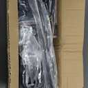 bukfen Over The Door Shoe Organizer, 6-Tier Adjustable Door-Mounted/ Wall-Mounted Shoe Rack, Heavy-Duty Metal Storage for Closet Door, Black, 1 Pack