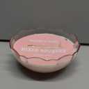 Nature's Mark Glass Bowl Candle - Pink