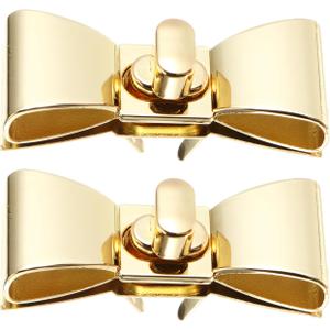 2 Pcs Metal Turn Locks, Light Gold Twist Lock Clasp for Handbags and Purses, Zinc Alloy Bag Hardware, Secure Closure for DIY Bag Making Projects