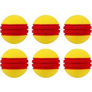 TYPTI Balls,6 Pack, 3.46-Inch PU Foam Replacement Sports Balls for TYPTI Games, Lightweight, Durable and Textured