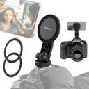 MINIFOCUS Magnetic Phone Tripod Mount for Magsafe, Hot Shoe Camera Adapter with 1/4" Threaded, Cold Shoe Phone Holder for Camera, Compatible with iPhone 17/16/15/14/13 Series