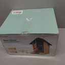 Bird Feeder with Camera, Smart Bamboo Bird Feeder, 2.5K UHD AI Identification, Real-time Videos & Pictures, Wireless Solar Powered Outdoor, Ideal for Garden Birding, Premium Present (Brown)