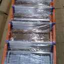 LEADALLWAY Insulation Fiberglass 5 Step Ladder for Electricians 49" high Aluminum Step Stool 330lbs Capacity 