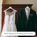 White Wooden Hangers - 20 Pack - Durable & Ideal for Everyday Use & Wedding