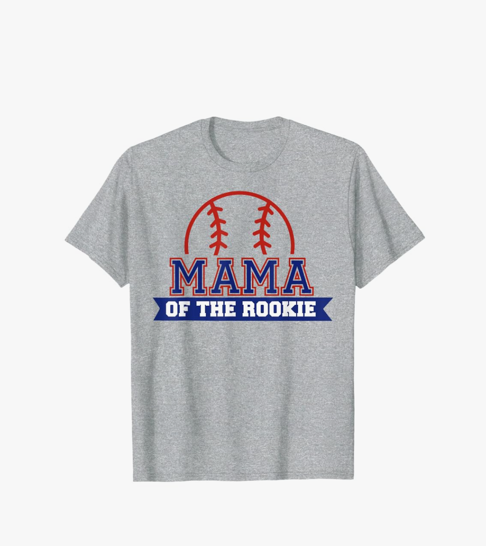 Mama of Rookie 1st Birthday Baseball Theme Matching Party T-Shirt xl