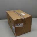 Christmas Village House, Animated Popcorn Popper with Carousel Scene Lighted Musical Christmas Village Set with Colorful LED Light, Battery Operated Collectible Building for Indoor Holiday Table Decor