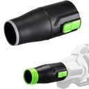 Rozlchar Stocky Car Drying Nozzle Compatible for EGO Leaf Blower, Work for 530, 575, 580, 615, 650, 765 CFM Blower(1 Pack, no Tool) (Green)