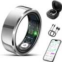 Delcast Smart Ring for Women Men-Wearable Fitness Tracker with Sleep Tracking Heart Rate Healthy Monitor Ring Activity Monitoring Steps Calories (9)