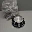 (Set of 4) Chrome Wheel Center Caps 8 Lugs Compatible with Select 16 Inch Van & Truck - Replacement 15039489, 15039488, 9597169, 9597170