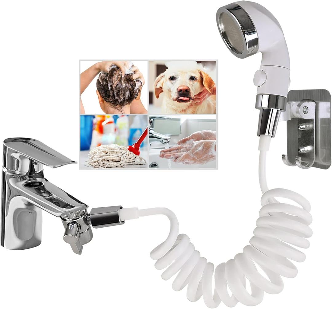 Sink Spray Rubber Hose Portable Shampoo Sprayer (Style 2)