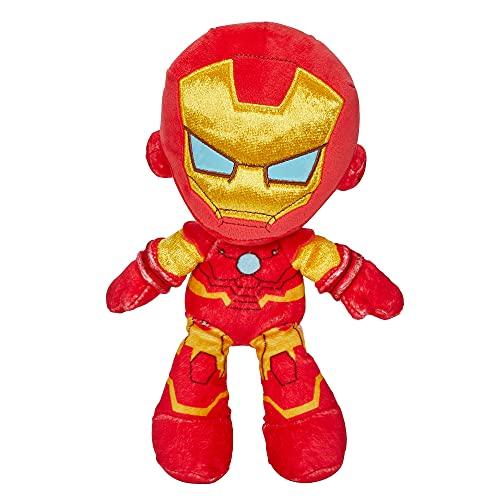 Marvel Plush Character Figure, 8-inch Ironman Super Hero Soft Doll in Fun-to-Touch Fabrics, Collectible Gift for Kids & Fans Ages 3 Years Old & Up