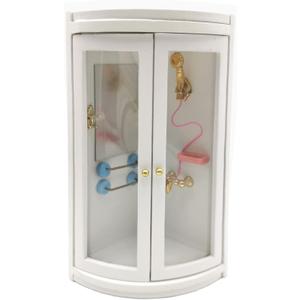 Dollhouse Shower Room,1:12 Dollhouse Miniature Furniture Simulation White Bathroom Shower Room