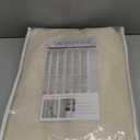 Pinch Pleated Linen 96 inch Long Curtains for Living Room Bedroom 2 Panels Neutral Cream Beige Thick Linen Textured Farmhouse Pleat Curtain with Hooks Rings Back Tab Light Filtering Drapes 8 FT