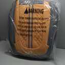 GXT Bench Seat Cover, Premium Faux Leather Bench Seat Covers for Trucks - Universal Fit for Most Sedans SUV Pick-up Truck, Durable for Long Lasting Protection(Earth Yellow and Grey)