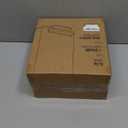 Cesun Small Bathroom Trash Can with Lid Soft Close, 5 Liter/1.3 Gallon Stainless Steel Garbage Can with Removable Inner Bucket, Step Pedal, Slim Waste Basket for Toilet, Office, Bedroom (White&Gold)