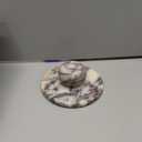 Preciousness Marble Decorative Tray for Home Decor,Living Room Decor,Coffee Table Decor,Decorative Tray for Living Room Decor, Kitchen Table Decor or Serving Tray (7", Calacatta Viola 19)