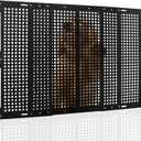 RV Screen Door Protector for Dogs, Adjustable Aluminum Alloy RV Entry Grille Protectors Pet Guard Defender Accessories for Inside RV Camper Trailer Pets Kids Protection(22 to 31.5 Inches, Large)