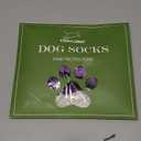 EXPAWLORER 6Pcs Anti Slip Dog Socks to Prevent Licking Paws, Dog Shoes for Hot Pavement Double Sides Dog Boots & Paw Protectors Booties for Hardwood Floors with Grippers Small Medium Large Senior Dogs S