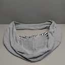 Dog Carrier Sling - Reversible Puppy Carrier Purse with Storage Pocket, Hand-Free Dog Sling Carrier for Carry Small Dogs and Cats, Travel Safety Harness, Dog and Cat Harness (Gray)