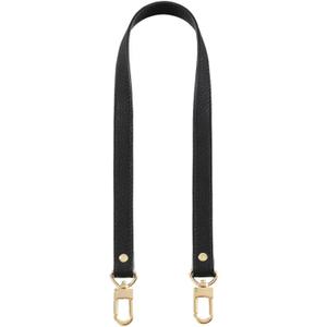 VanEnjoy 26 Inch Full Grain Leather Replacement Hand Strap for Handbag Shoulder Bag Purse(Black)