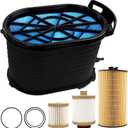 Ford 6.0L Powerstroke Diesel Filter Kit - Compatible with 2003-2007 Ford F250 F350 F450 F550 Super Duty & 2003-2005 Excursion | Air, Fuel & Oil Filters | Replaces FA1778, FD4616, FL2016