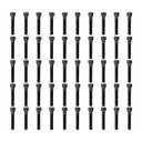 Atomik 3/8 x 2 inch Long Alloy Steel Bolts 50 Pack Durable Hardware for Rock Climbing Holds 3/8-16 Socket Head Allen Bolt Designed for Indoor Use Wall Supplies