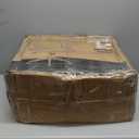 Orange Factory Criss Cross Chair with Wheels Comfy Wide Vanity Desk Chair Dual Base Leather Armless Adjustable Swivel for Home Computer Task (Beige) (Dual Cushion (31.5"- 34"))