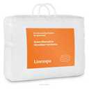 Linenspa All-Season Down Alternative Quilted Comforter LinenspaSoft, Hypoallergenic Microfiber Filling , Queen, White