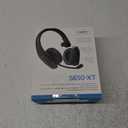 BlueParrott S650-XT Bluetooth Wireless Headphones 96% Noise Canceling Over Head Trucker Headset with Mic, 2-in-1 Convertible Stereo to Mono with ANC, IP54-Rated Protection, 36 hrs. Talk Time, Black