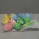 Zhehao 12 Pieces Plastic Tea Cups with Lids and Straws for Kids Tea Party 9 oz Reusable Disposable Party Teacups Bulk for Spring Birthday Baby Shower Princess Decorations