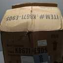 Asuprui Plush Fabric Ottoman Footrest  20"x14" Soft Foam Pouf with Removable Cover Perfect for Living Room, Bedroom & Dorm(Linen)