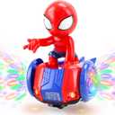 YOTOY Dancing Robot Spider Toys for Kids, Lights & Music, Automatic Steering, 360 Degree Flexible Rotation, Toy Cars for Toddlers, Birthday Gift for Ages 3 4 5 6 7 8 Years Old Boys