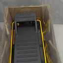 10,000 PSI Air Hydraulic Pump, 1.6L Reservoir, NPT 3/8" Oil Outlet, NPT 1/4" Inlet, Foot Pedal Operated, for Auto Body Frame Machines, Hydraulic Press, and Hole Punch, Yellow