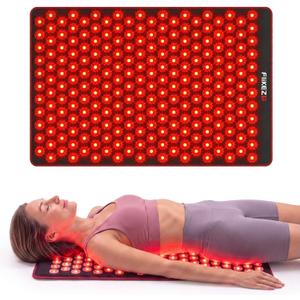 FliKEZE 2-in-1 Acupressure Mat with Red Light Therapy for Body Home Use