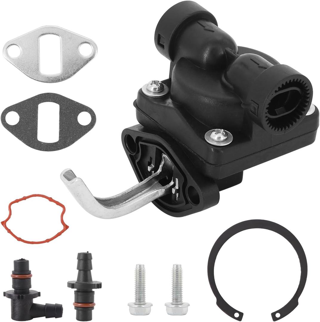 KIPA Fuel Pump For Kohler 1255902-S 1255901-S 1239303 1255901 12 559 02-S 12 559 01-S 12 393 03 CH CV 11-16 Hp Motor Craftsman LT1750 John Deere LX173 LT133 LX173 AM133627 Toro 74603 74702 74162 Mower