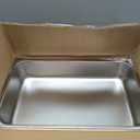 6 Pack Hotel Pans, 1/1 Size 4" Deep Stainless Steel Trays for Food, 20.8" L x 13" W Catering Food Pan Commercial Table Pan for Hotel, Restaurant, Buffet, Party Supplies