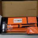 REXBETI 44-Piece Upgraded Laminate Wood Flooring Installation Kit with Solid Tapping Block, Long and Wider Pull Bar, Diameter 1 9/16" Reinforced Double-Faced Mallet, 10" Contour Gauge and 40 Spacers