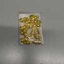 10Pcs Furniture Railing Post End Caps Glass Railing Post Connectors Solid Brass Gallery spindles for Cabinets Bars Cart (Gold)