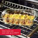 Rubbermaid Brilliance Glass Storage 4.7-Cup Food Containers with Lids Set of 3 Clear