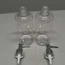 2 Pcs Empty Shampoo Container Glass Lotion Bottle Toiletries Container Pump Lotion Bottle Shampoo Bottle Lotion Container