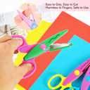 6pcs craft scissors, craft scissors decorative edge for Scrapebook＆School, fancy scissors with Stamp Edge, Fine Zigzag, Castle, Wide Zigzag, Scallop, Ripple