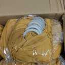 100 PCS Spandex Chair Sashes Bands Stretch Chair Ties Bows with Buckle Slider for Wedding Party Banquet Decoration（Yellow）