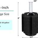 AQUANEAT Aquarium Bio Sponge Filter Breeding Fry Betta Shrimp Nano Fish Tank (Large up to 60Gal)