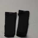 HiRui Soccer Shin Guards Shin Pads for Kids Youth Adult, Calf Compression Sleeve with Honeycomb Pads, Support for Shin Splint Baseball Boxing Kickboxing MTB, Lightweight(1PAIR) (Black)