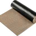 Nuanchu 1 Roll Large Semi Finished Outdoor Mat 16 x 79 Inch Narrow Door Mat Non Slip Boot Rugs Waterproof Carpet Roll for Bathroom Entryway Indoor Outdoor (Khaki)